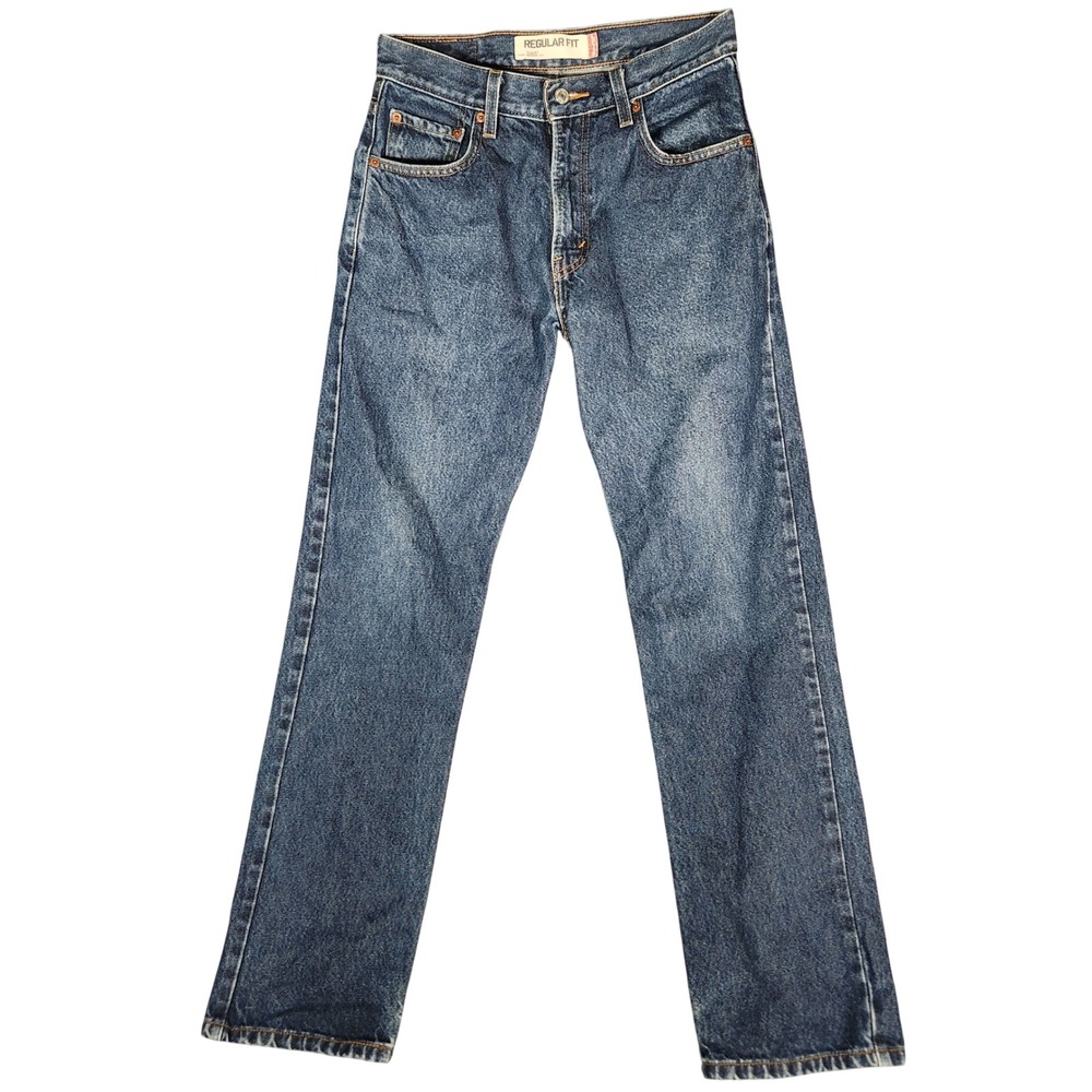 Levi's 505 Jeans Men's 30X32 Blue Denim Straight Medium Wash 505-0216 Regular